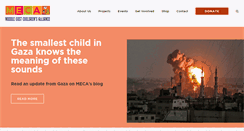 Desktop Screenshot of mecaforpeace.org